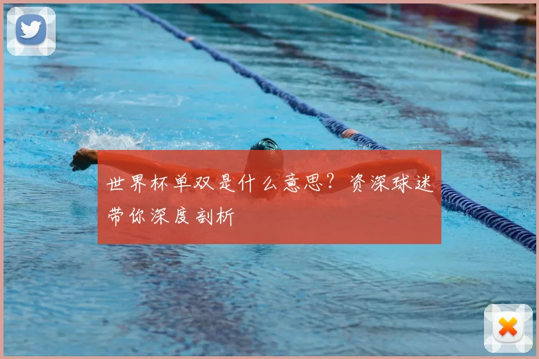世界杯单双是什么意思?资深球迷带你深度剖析
